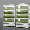 Commercial Multi Tiered Indoor Plant Growing Equipment With LED Lighting Shelves