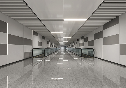 underground passage 3d model