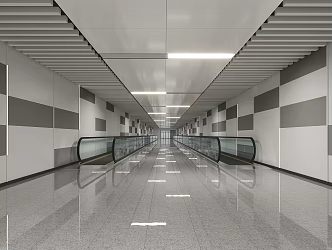underground passage 3d model