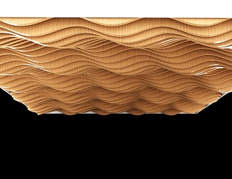 wave ceiling 3d model