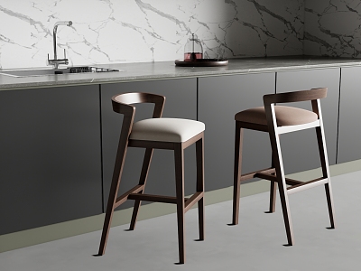 Modern Bar Chair Bar Stool High Stool model