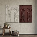 Quiet Wind Hanging Painting Decorative Painting 3d model