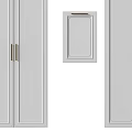 Various Styles Of Modern Wardrobe Doors With Brass Handles And Minimalist Panels
