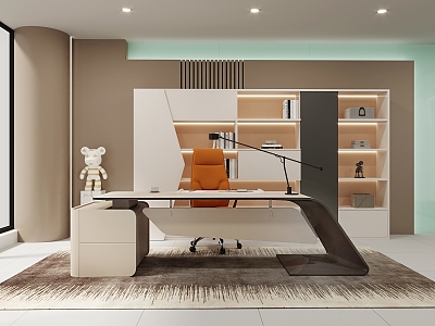 Modern boss office manager office furniture office model