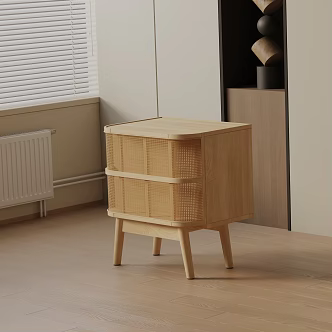 Modern bedside table 3d model