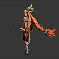 Fantasy Female Character With Antler Headdress And Woodland Creature Inspired Features