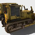 Yellow Tracked Bulldozers Powerful Heavy Machinery For Construction Sites