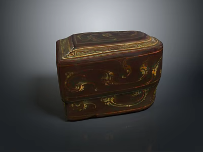 Jewelry Box Antique Jewelry Box Silverware Antique Silverware Decorative Box Women's Articles Women's Articles 3d model