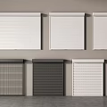 Wall Mounted Roller Blinds With Various Colors And Textures For Interior Design
