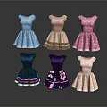 Stylish Women's Dresses in Various Colors with Polka Dots Stripes and Floral Patterns