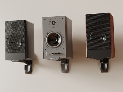 Modern audio wall-mounted audio speaker model