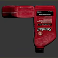Kendall Super 1000 Red Motor Oil Bottles For Automotive Lubricant Use