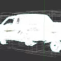 Abandoned White Sedan With Broken Windows Rust And Damaged Tires