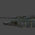 Sci-fi anti-gravity tank 3d model