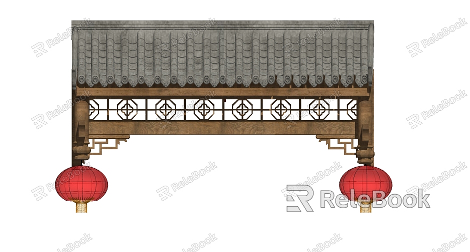 Chinese eaves model