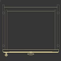 Elegant White Chest of Drawers with Mirror and Storage Space Design