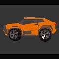 Hyundai toy car Thunderbolt Treno Hummer pickup buggy 3d model