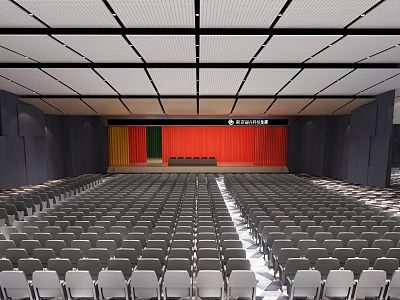 Modern Conference Hall Lecture Hall 3d model Modern Conference Hall Lecture Hall 3d model