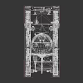 Military Tank with Camouflage Paint Heavy Tracks and Armored Turret Design