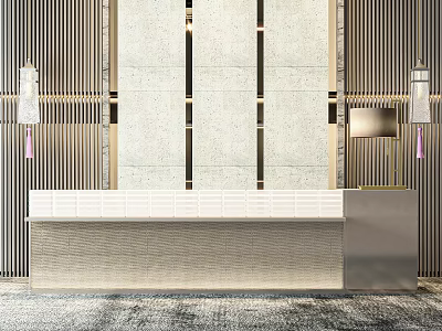 Front Desk 3d model