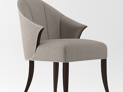 European-style armchair chair model