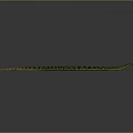 Yellow and Black Patterned Snake Slithering on Gray Background with Curved Body