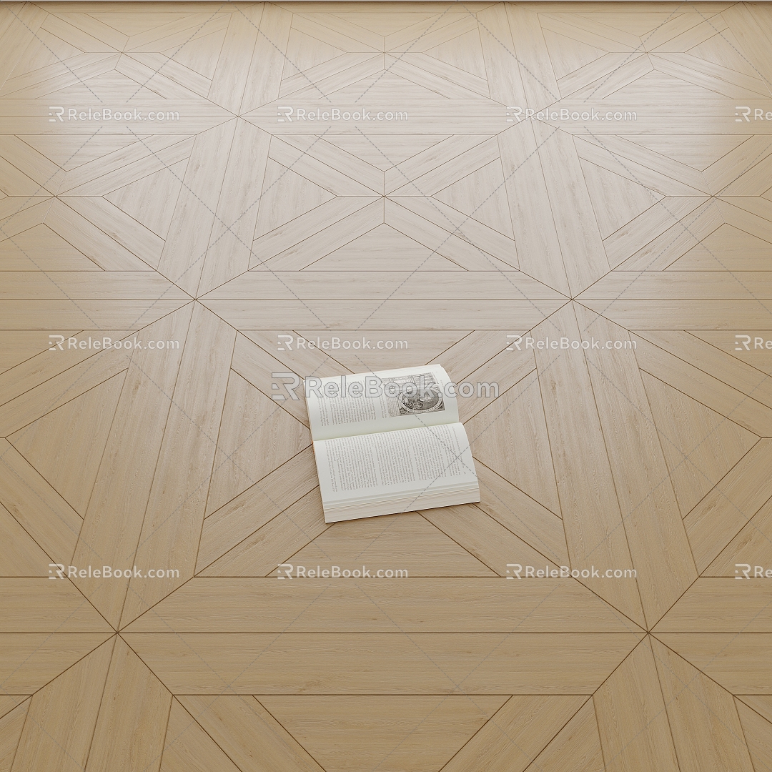 Modern Wood Flooring Parquet Wood Flooring 3d model