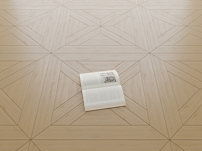 Modern Wood Flooring Parquet Wood Flooring 3d model