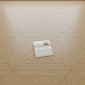 Modern Wood Flooring Parquet Wood Flooring 3d model