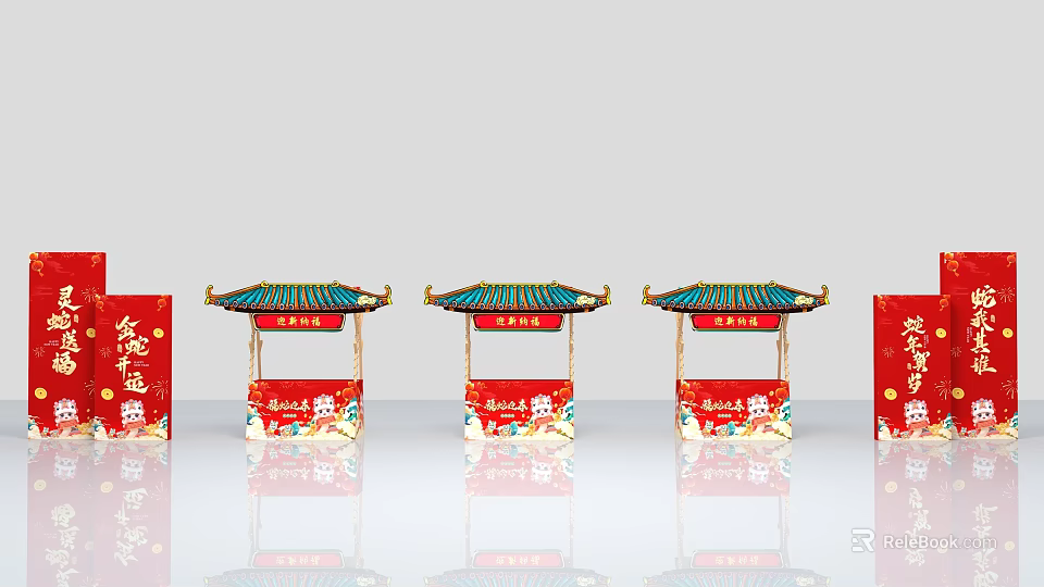 Modern Open Concept Kitchen Interior With Island Counter And Appliances 3d model