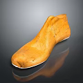 Essential Orange Textured Shoe Shaper With White Base For Daily Home Use