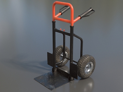 Trolley Two-wheeled Trolley Tiger Trolley Flat Trolley Hand Trolley Simple Model Low Model Low Face Number Game Super Realistic High Precision 3d model