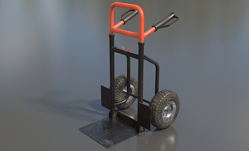 Trolley Two-wheeled Trolley Tiger Trolley Flat Trolley Hand Trolley Simple Model Low Model Low Face Number Game Super Realistic High Precision 3d model