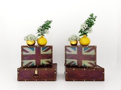 American Luggage Decorations model