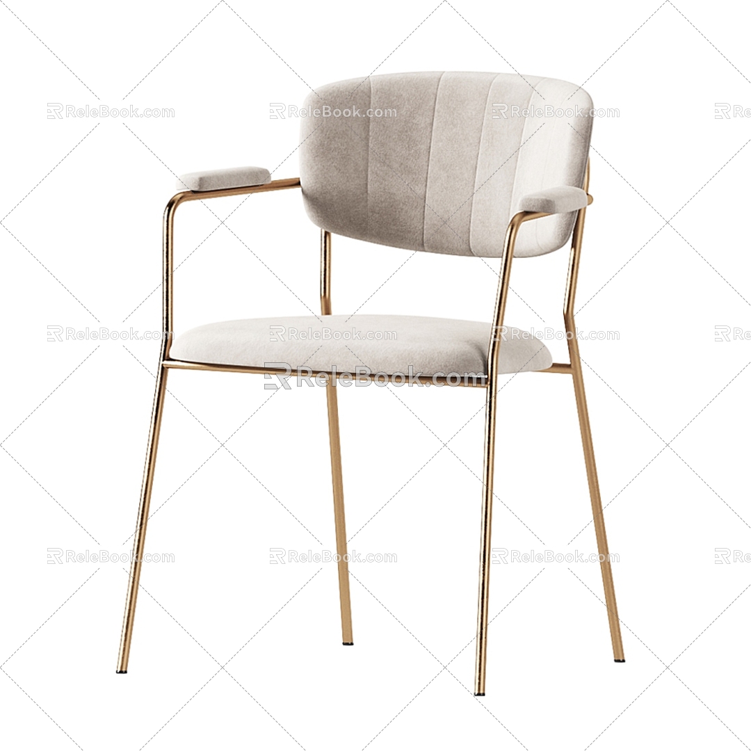 Modern single chair 3d model