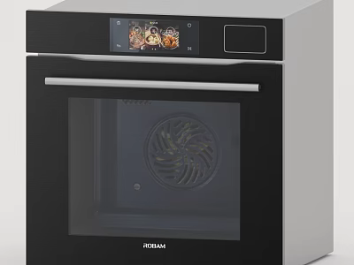 Robam Modern Electric Oven With Digital Control Panel And Glass Door Design 3d model