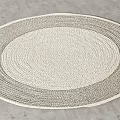 Round Rugs with Various Patterns and Neutral Tones for Home Decoration 3d model