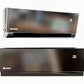 BOSCH Dark Colored Wall Mounted Air Conditioner With 26 Degree Temperature 3d model