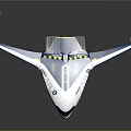 Airbus ZEROe Future Concept Aircraft With White Blue Yellow Livery And Unique Wing Design