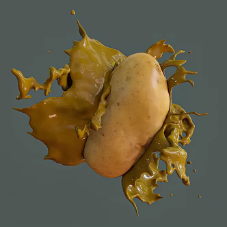 Potato water 3d model