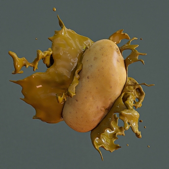 Potato water 3d model