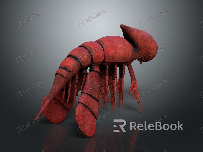 lobster big lobster crystal lobster cartoon lobster marine animal fish freshwater fish marine fish animal model