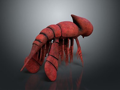 lobster big lobster crystal lobster cartoon lobster marine animal fish freshwater fish marine fish animal 3d model