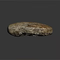 Natural Stone Ammonite Fossil Sculpture With Intricate Spiral Patterns And Textured Surface
