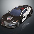 Modern Police Car Police Car Concept Police Car 3d model