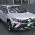 White Stylish SUV Car with Sleek Body Lines Modern Front Grille and Alloy Wheels
