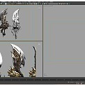 weapon broadsword sword excalibur dragon sword legendary weapon high model weapon 05 3d model