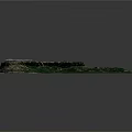 3D Natural Garden Landscape With Snow Capped Mountains Rivers And Coastal Beach