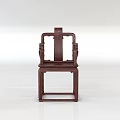 Minimalist Armchair Design With Sleek Lines And Colorful Gradient Backdrop