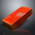 Classic Red Brick With Textured Surface And Solid Architectural Construction 3d model